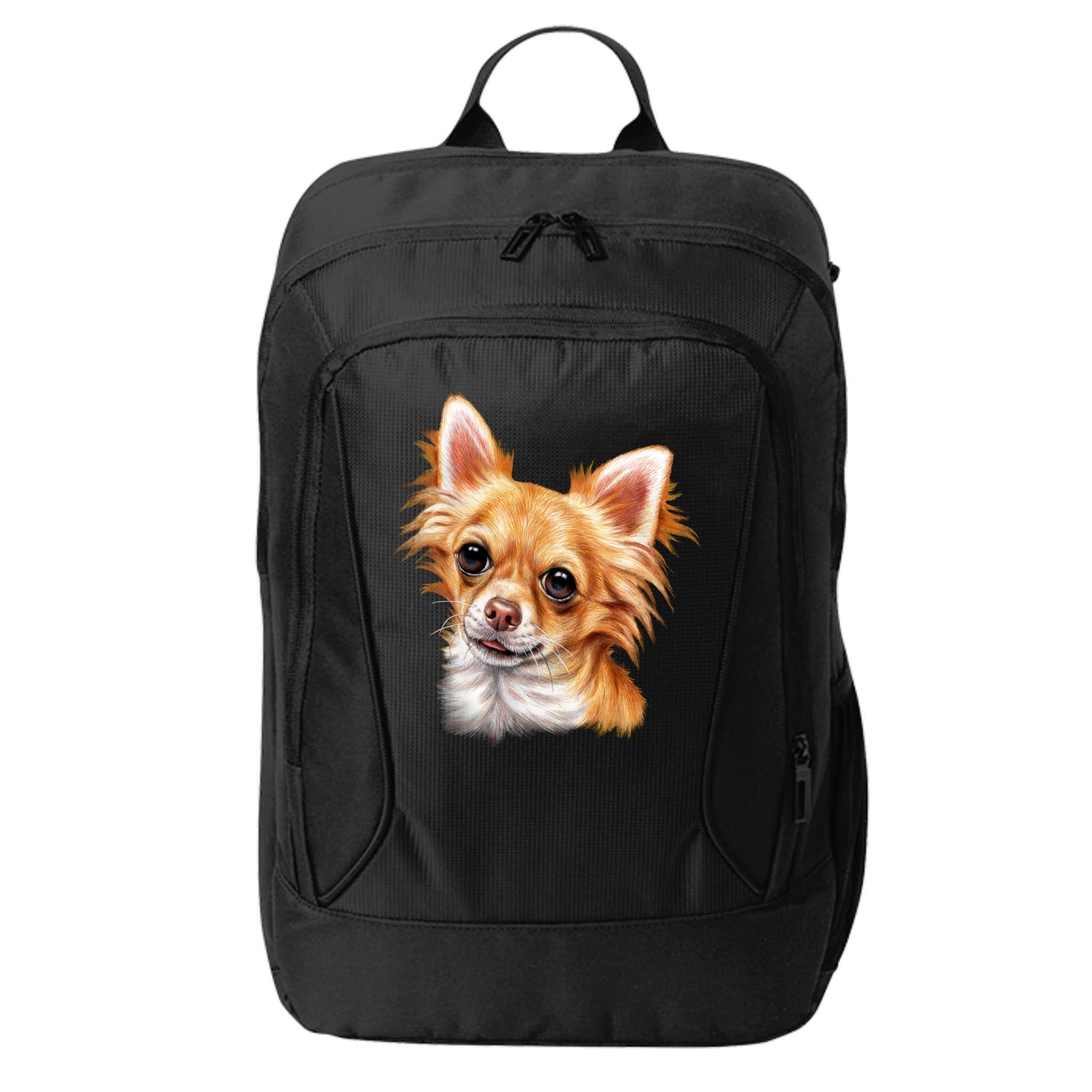 Long Haired Chihuahua City Backpack