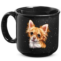 Long Haired Chihuahua 15oz Campfire Ceramic Mug