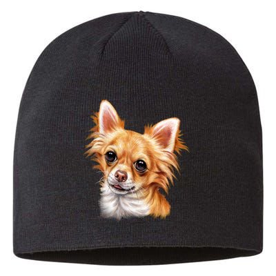 Long Haired Chihuahua Sustainable Beanie