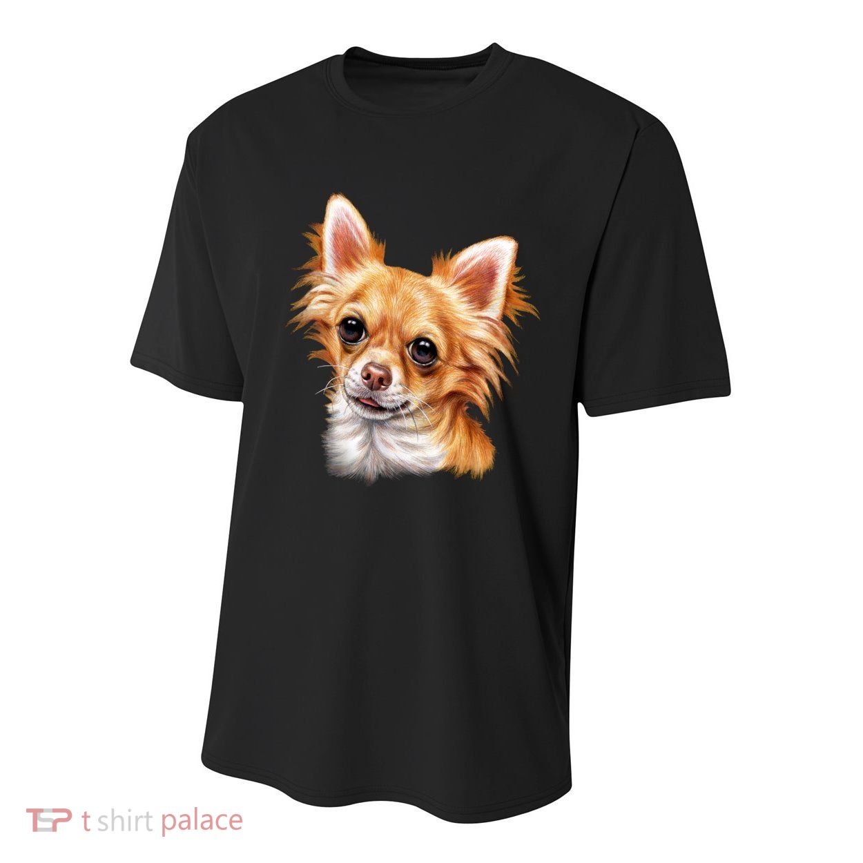 Long Haired Chihuahua Youth Performance Sprint T-Shirt