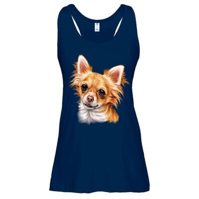 Long Haired Chihuahua Ladies Essential Flowy Tank