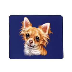 Long Haired Chihuahua Mousepad