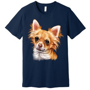 Long Haired Chihuahua Premium T-Shirt