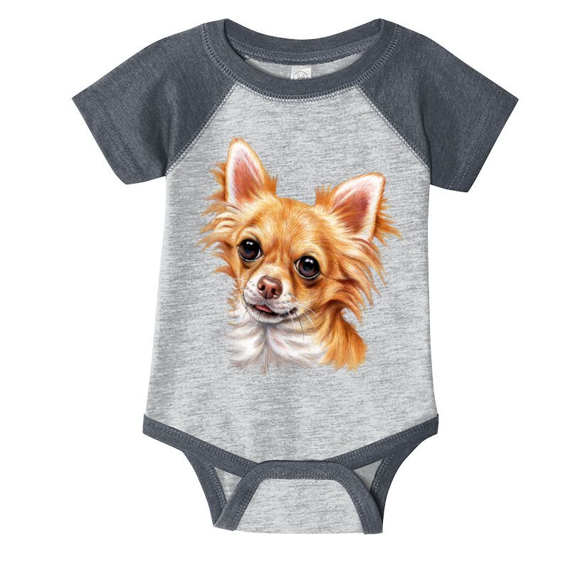 Long Haired Chihuahua Infant Baby Jersey Bodysuit