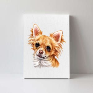 Long Haired Chihuahua Canvas