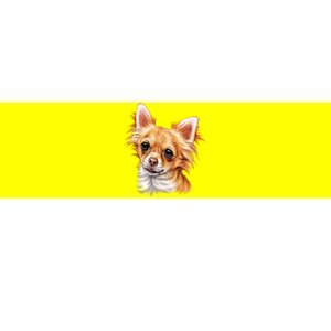 Long Haired Chihuahua Bumper Sticker