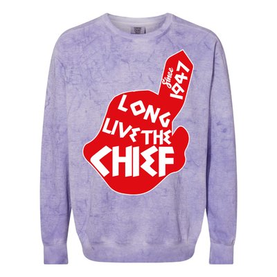 Long Live The Chief Colorblast Crewneck Sweatshirt