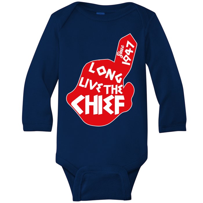 Long Live The Chief Baby Long Sleeve Bodysuit