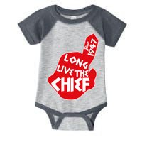 Long Live The Chief Infant Baby Jersey Bodysuit