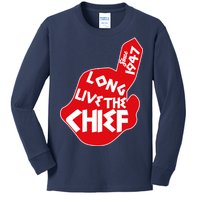 Long Live The Chief Kids Long Sleeve Shirt