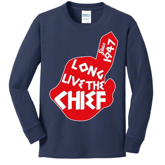 Long Live The Chief Kids Long Sleeve Shirt