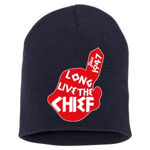 Long Live The Chief Short Acrylic Beanie