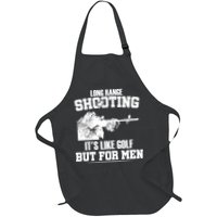 Long Range Shooting It's Like Golf But For Men Apron