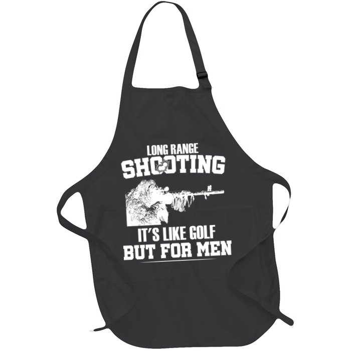 Long Range Shooting It's Like Golf But For Men Apron