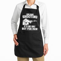 Long Range Shooting It's Like Golf But For Men Apron
