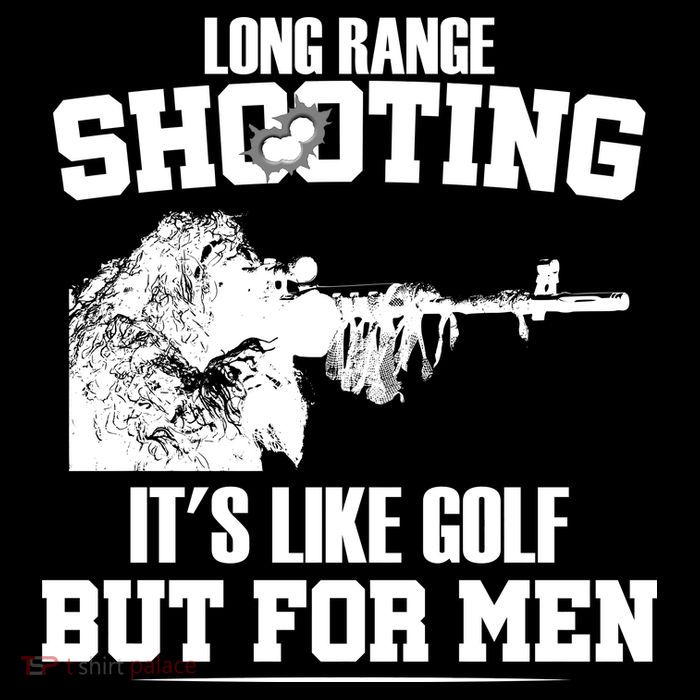 Long Range Shooting It's Like Golf But For Men Sweatshirt