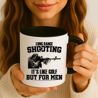 Long Range Shooting It's Like Golf But For Men Mug