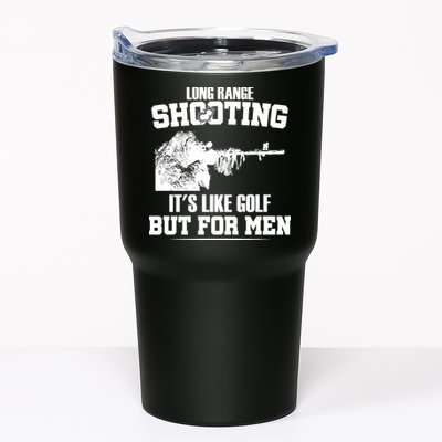 Long Range Shooting It's Like Golf But For Men Tumbler