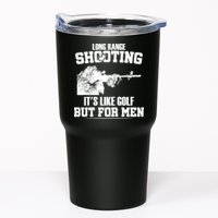 Long Range Shooting It's Like Golf But For Men Tumbler