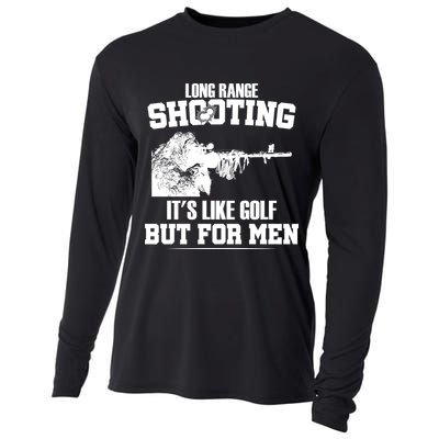 Long Range Shooting It's Like Golf But For Men Cooling Performance Long Sleeve Crew