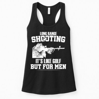 Long Range Shooting It's Like Golf But For Men Womens Tank Top