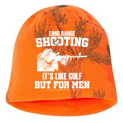 Long Range Shooting It's Like Golf But For Men Kati - Camo Knit Beanie