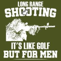 Long Range Shooting It's Like Golf But For Men Sustainable Bucket Hat