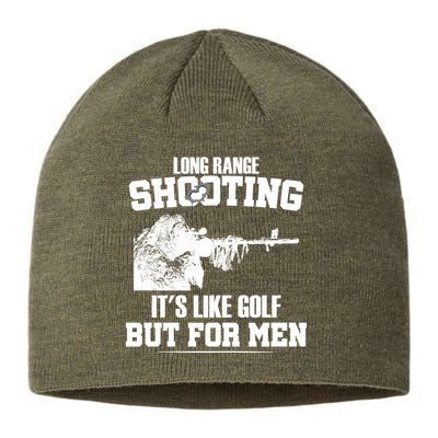 Long Range Shooting It's Like Golf But For Men Sustainable Beanie