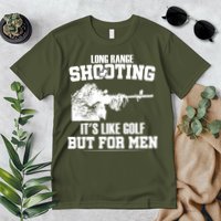 Long Range Shooting It's Like Golf But For Men Premium T-Shirt