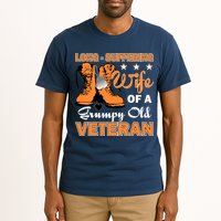 Long-Suffering Wife Of A Grumpy Old Veteran Tall T-Shirt