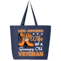 Long-Suffering Wife Of A Grumpy Old Veteran 25L Jumbo Tote