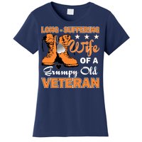 Long-Suffering Wife Of A Grumpy Old Veteran Women's T-Shirt