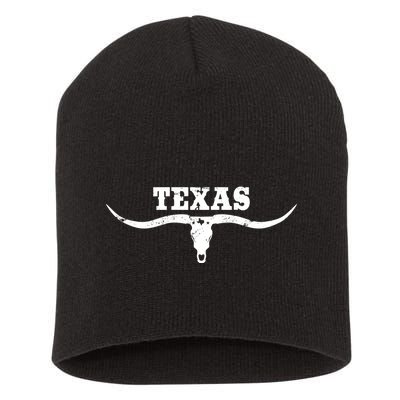 Longhorn Texas Short Acrylic Beanie