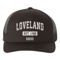 Loveland Ohio Oh Vintage Sports Established Yupoong Adult 5-Panel Trucker Hat