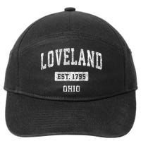 Loveland Ohio Oh Vintage Sports Established 7-Panel Snapback Hat