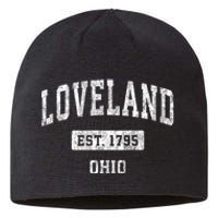 Loveland Ohio Oh Vintage Sports Established Sustainable Beanie