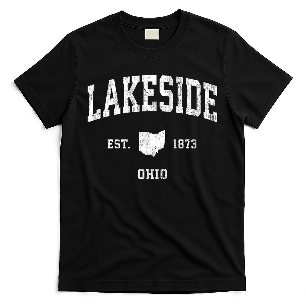 Lakeside Ohio Oh Vintage Athletic T-Shirt