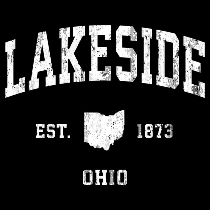 Lakeside Ohio Oh Vintage Athletic Baby Bodysuit