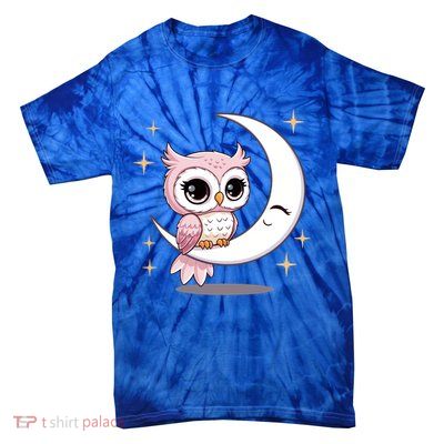 Little Owl Of The Night Sky Tie-Dye T-Shirt