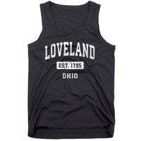 Loveland Ohio Oh Vintage Sports Established Tank Top