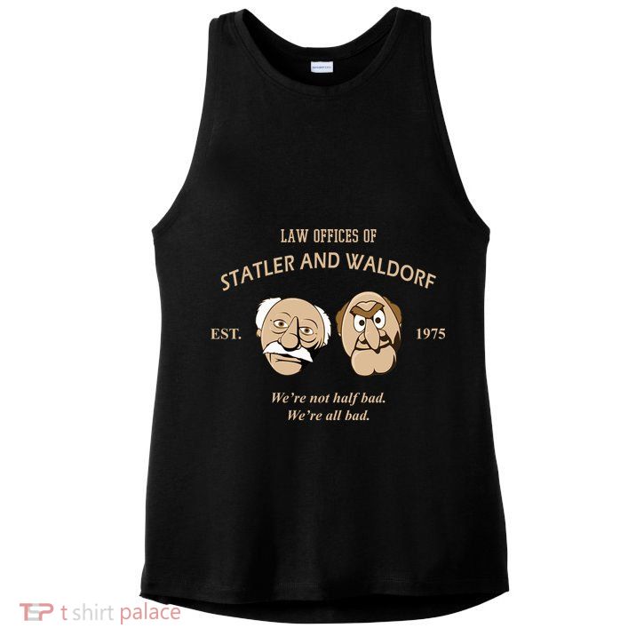 Law Offices Of Statler And Waldorf Est 1975 Ladies PosiCharge Tri-Blend Wicking Tank