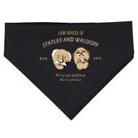 Law Offices Of Statler And Waldorf Est 1975 USA-Made Doggie Bandana