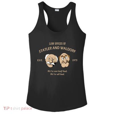 Law Offices Of Statler And Waldorf Est 1975 Ladies PosiCharge Competitor Racerback Tank