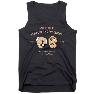 Law Offices Of Statler And Waldorf Est 1975 Tank Top