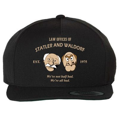 Law Offices Of Statler And Waldorf Est 1975 Wool Snapback Cap