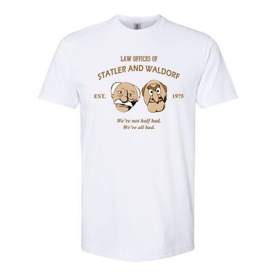 Law Offices Of Statler And Waldorf Est 1975 Softstyle® CVC T-Shirt