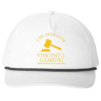 Law Offices Of Vincent Gambini 1992 Snapback Five-Panel Rope Hat