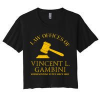 Law Offices Of Vincent Gambini 1992 Women's Crop Top Tee