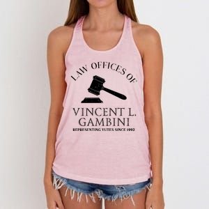 Law Offices Of Vincent Gambini 1992 Women's Knotted Racerback Tank