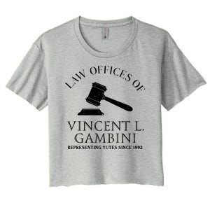 Law Offices Of Vincent Gambini 1992 Women's Crop Top Tee